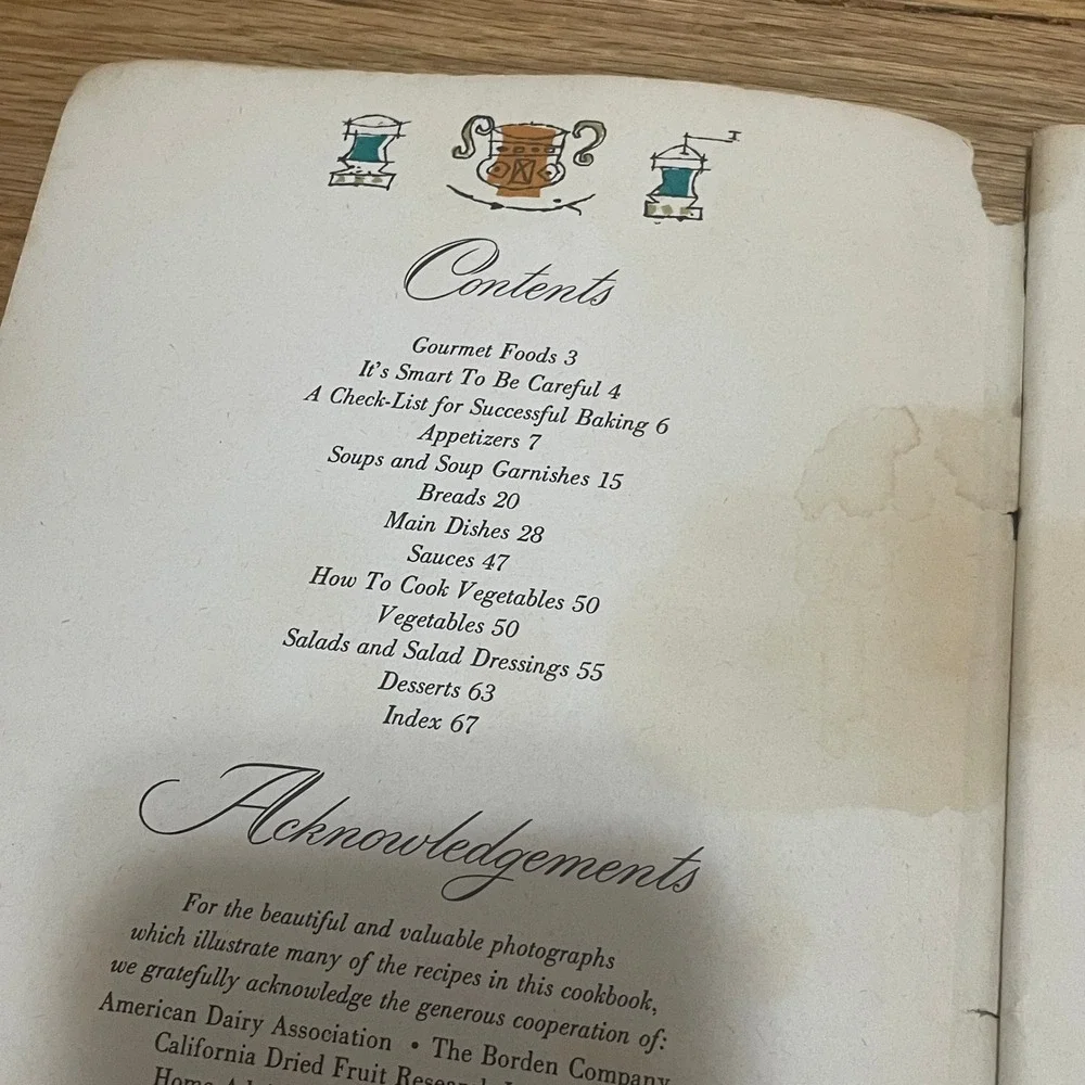 Vintage Culinary Arts Institute Cookbooks Gourmet Foods & Casserole 1950s Set